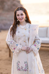 3PC LAWN EMB SHIRT WITH ORGANZA CUTWORK EMB DUPATTA AND TROUSER - 455