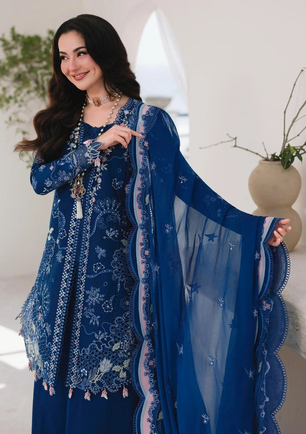 PREMIUM UNSTITCH EMBROIDERED LUXURY LAWN | UNSTITCHED 3-PIECE SUIT-713