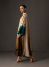 3Piece Unstitched Embroidered and Printed SIlk Suit 229