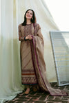 3PC DHANAK EMBROIDERED UNSTICHED SUIT FL-895