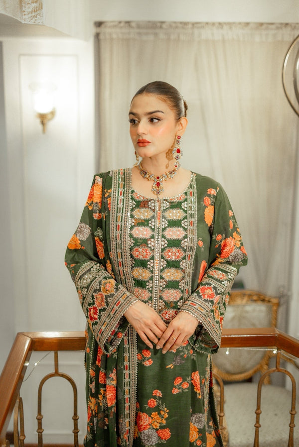 Silk-3PC Unstitched 262