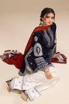 UNSTITCHED 3PC DHANAK EMBROIDERED SUIT 241