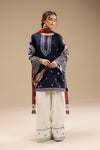 UNSTITCHED 3PC DHANAK EMBROIDERED SUIT 241