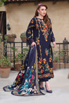 3PC UNSTITCH DHANAK EMBROIDERED SHIRT WITH COURTRAI PRINTED SHAWL & TROUSER - 676