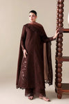 BATIK-3PC DHANAK EMBROIDERED SHIRT WITH COURTRAI WOOL PRINT EMBROIDERED SHAWL AND TROUSER-60
