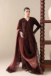 BATIK-3PC DHANAK EMBROIDERED SHIRT WITH COURTRAI WOOL PRINT EMBROIDERED SHAWL AND TROUSER-60