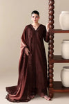BATIK-3PC DHANAK EMBROIDERED SHIRT WITH COURTRAI WOOL PRINT EMBROIDERED SHAWL AND TROUSER-60