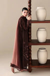 BATIK-3PC DHANAK EMBROIDERED SHIRT WITH COURTRAI WOOL PRINT EMBROIDERED SHAWL AND TROUSER-60