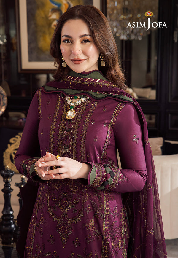 Unstitch Dhanak-3PC Embroidered With Dhanak Embroidered Dupatta-668
