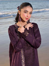 3-Piece Unstitched Heavy Embroidered Chickan Kaari Dhanak Suit ( Full Embroidered Dhanak Dupatta ) IZ-813