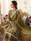 3 Piece - Unstitched Fully Embroidered Lawn Fabric-590
