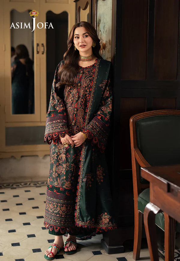 3PC DHANAK EMBROIDERED UNSTICHED SUIT-259