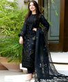 3 Piece Embroidered Lawn Shirt with Embroidered Organza Duppata-1020