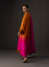 3Piece Unstitched Embroidered and Printed SIlk Suit 228