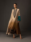 3Piece Unstitched Embroidered and Printed SIlk Suit 229