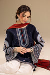 UNSTITCHED 3PC DHANAK EMBROIDERED SUIT 241