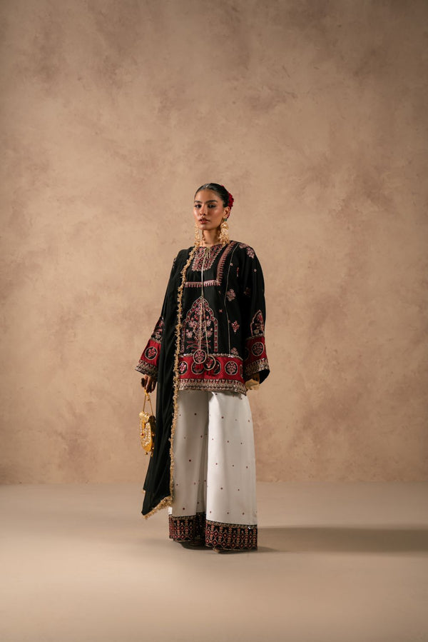 Luxury Silk 3Piece Unstitched Suit 734
