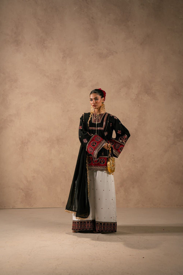 Luxury Silk 3 Piece Unstitched suit V734