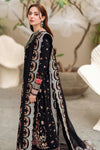 3Pc Embroidered Dhanak Shirt with Embroidered Chiffon Dupatta 555