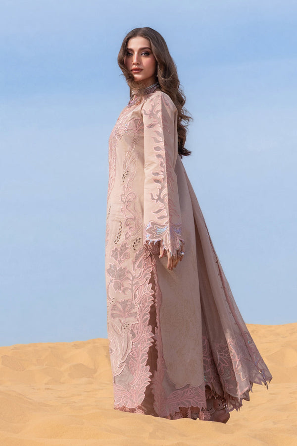 Premium Embroidered Lawn Unstitched 3Pc Suit-724
