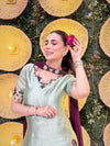 Luxury Silk 3 Piece Unstitched suit V735