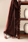 BATIK-3PC DHANAK EMBROIDERED SHIRT WITH COURTRAI WOOL PRINT EMBROIDERED SHAWL AND TROUSER-60