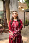 Aneelas Stitched Dhanak Emb 3pc Emb Chiffon Duppata –737