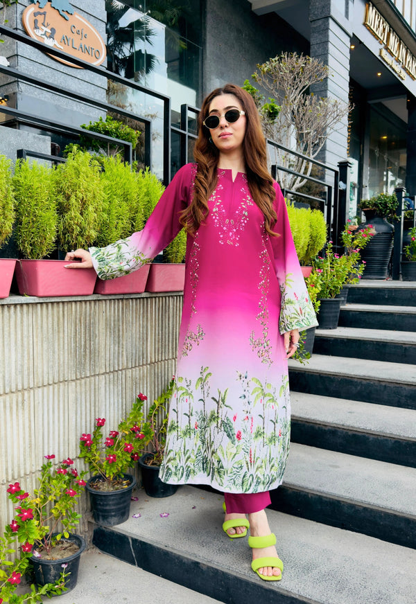 Miraal Soft Silk Printed 2-piece 45