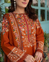 3PC EMBROIDERED DHANAK SUIT-47