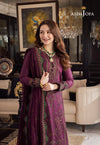 LAWN 3PC Embroidered With Chiffon Embroidered Dupatta 668